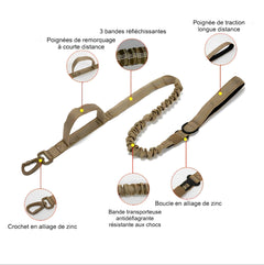 TitanFlex – Laisse Tactique Élastique